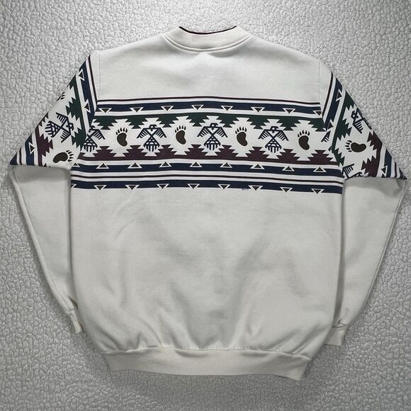 VTG 90s AU Sportswear Zion National Park Sweatshirt XL USA Southwest Pattern - Picture 7 of 12